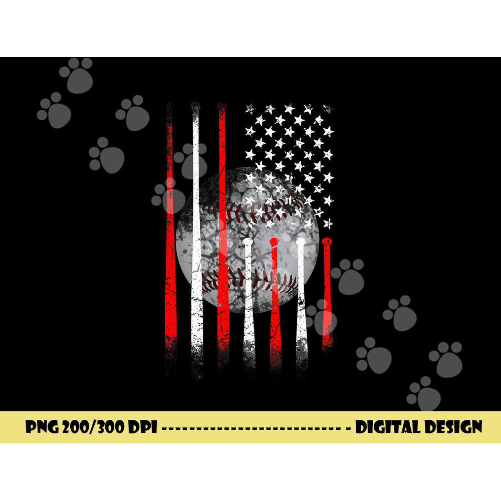 Baseball USA Flag American Flag Vintage png, sublimation copy.jpg