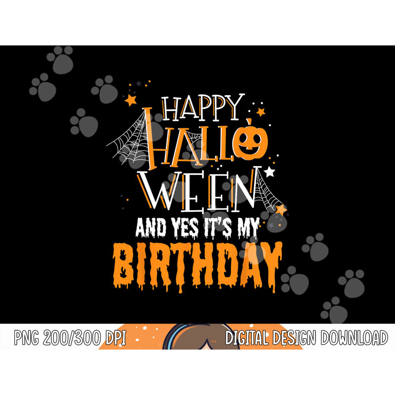 Birthday Halloween Shirt - Halloween Birthday Gifts png, sublimation copy.jpg