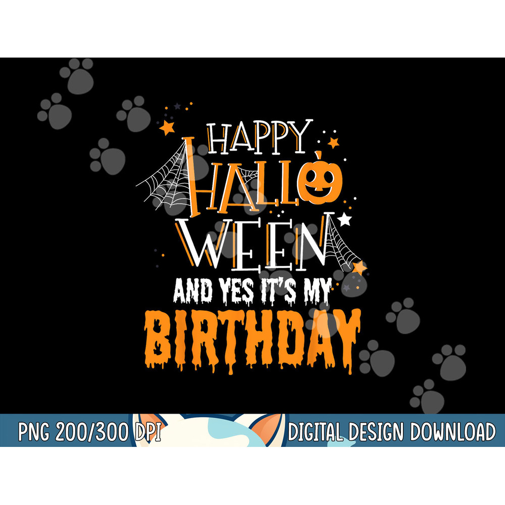 Birthday Halloween Shirt - Halloween Birthday Gifts png, sublimation copy.jpg