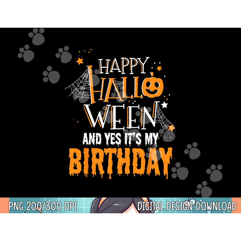 Birthday Halloween Shirt - Halloween Birthday Gifts png, sublimation copy.jpg
