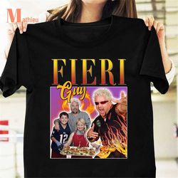 guy fieri homage t-shirt, food television shirt, tv presenter shirt, guy fieri shirt for fans