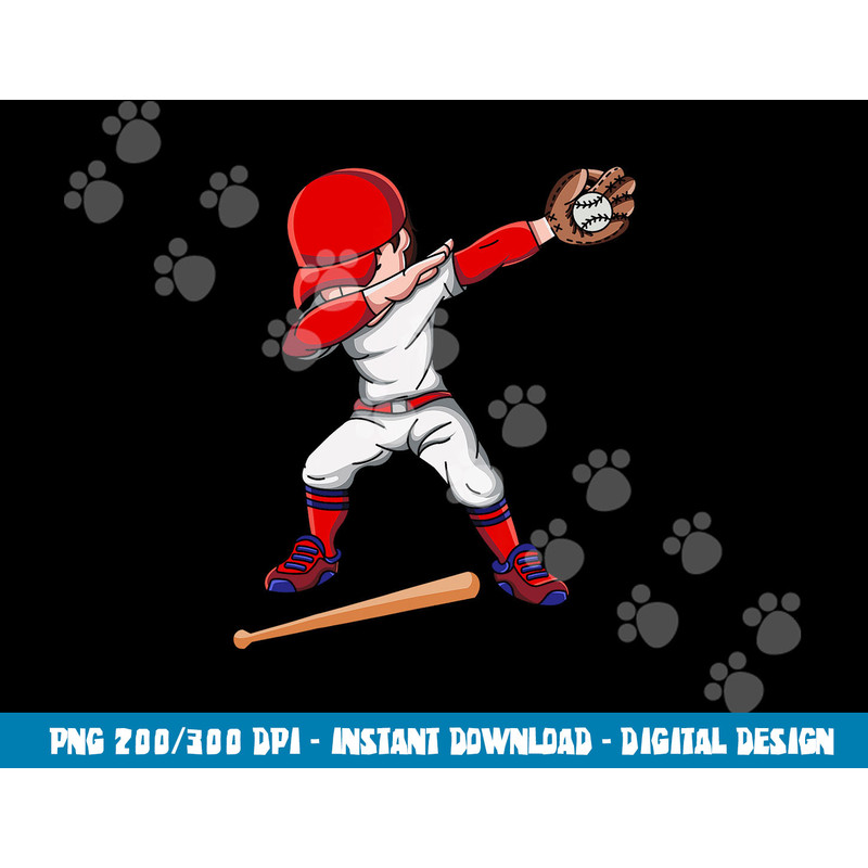 Baseballer Sports Athlete Dabbing Baseball Player png, sublimation copy.jpg