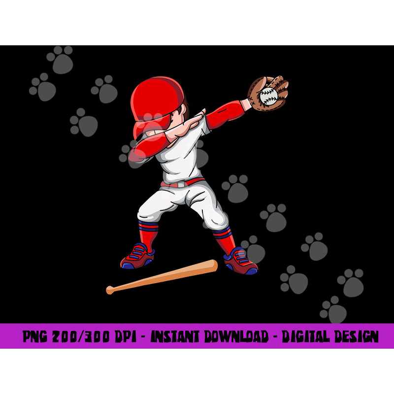 Baseballer Sports Athlete Dabbing Baseball Player png, sublimation copy.jpg