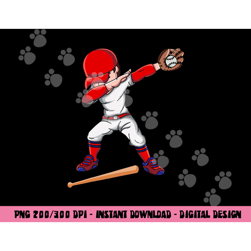 Baseballer Sports Athlete Dabbing Baseball Player png, sublimation copy.jpg