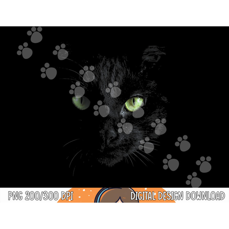 Black Cat with Green Eyes png, sublimation copy.jpg