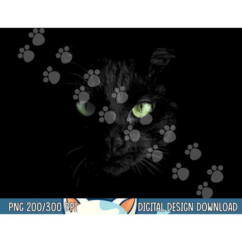 Black Cat with Green Eyes png, sublimation copy.jpg