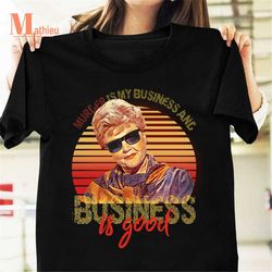 vintage jessica fletcher murder is my business and business is good vintage t-shirt, jessica fletcher shirt, murder shir