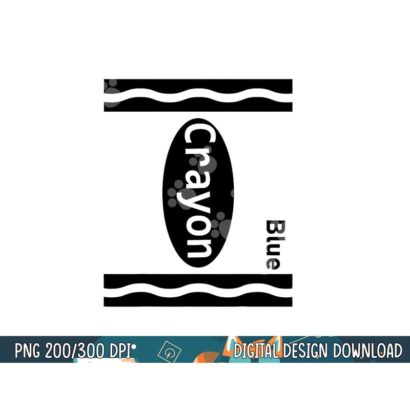 Blue-Crayon Halloween-Costumes 2020 Kids Boys Girls Women png, sublimation copy.jpg