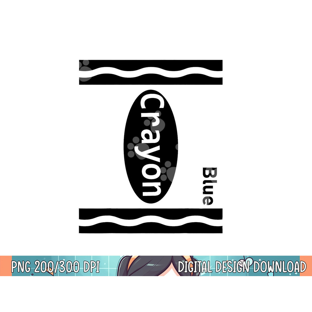 Blue-Crayon Halloween-Costumes 2020 Kids Boys Girls Women png, sublimation copy.jpg