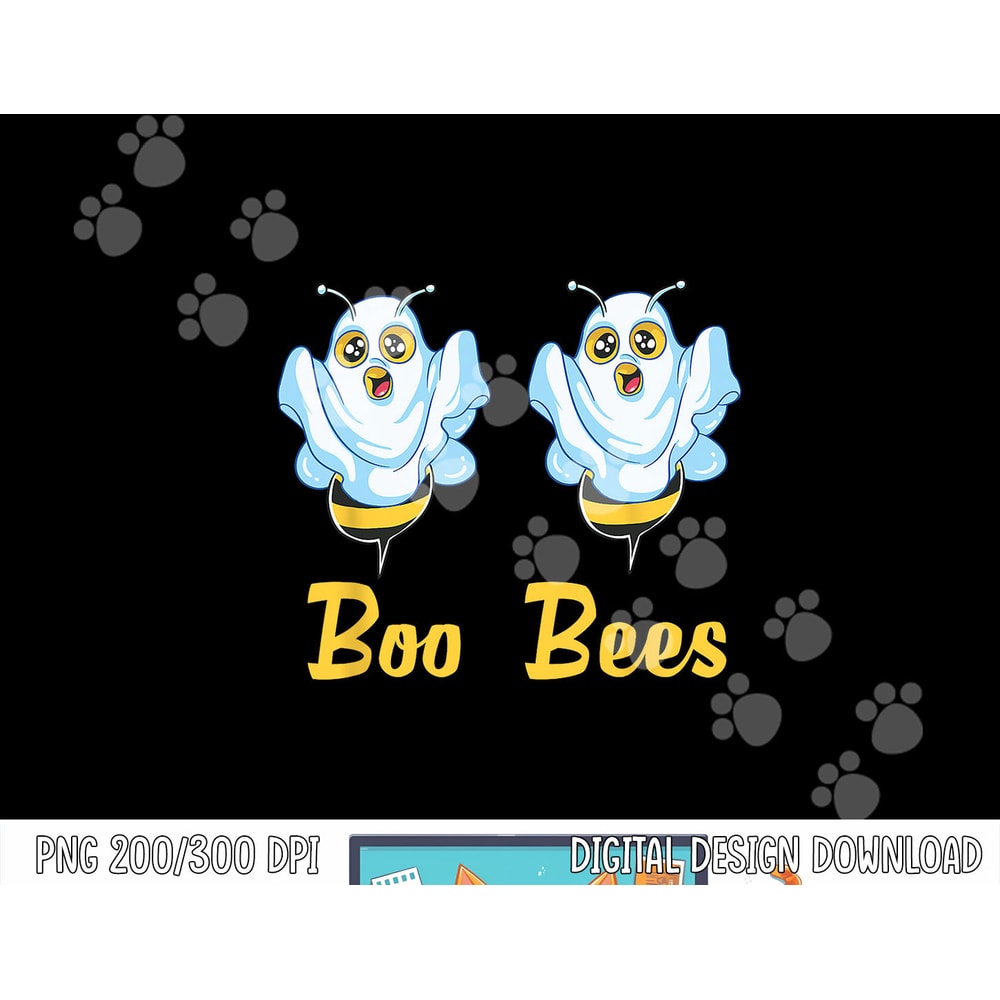 Boo Bees Ghost Halloween Couple Costume Funny Bee png, sublimation copy.jpg
