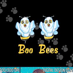 boo bees ghost halloween couple costume funny bee png, sublimation copy