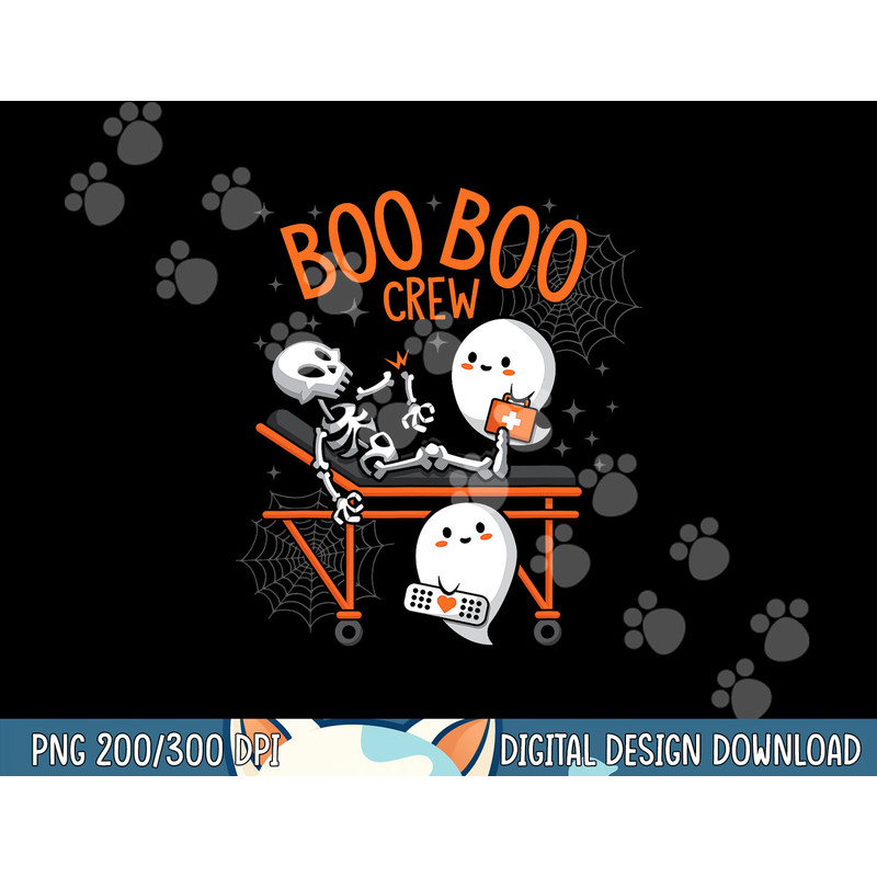 Boo Boo Crew Ghost Doctor Paramedic EMT Nurse Halloween png, sublimation (2) copy.jpg
