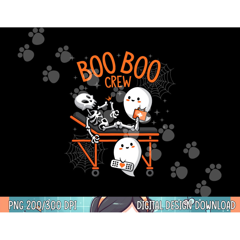 Boo Boo Crew Ghost Doctor Paramedic EMT Nurse Halloween png, sublimation (2) copy.jpg
