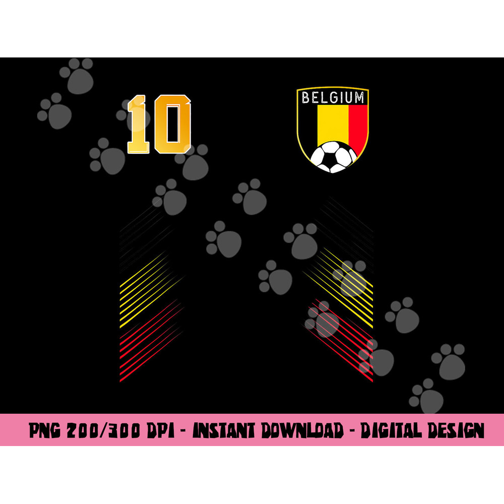 Belgium Soccer Belgian Football Retro 10 Jersey png, sublimation copy.jpg