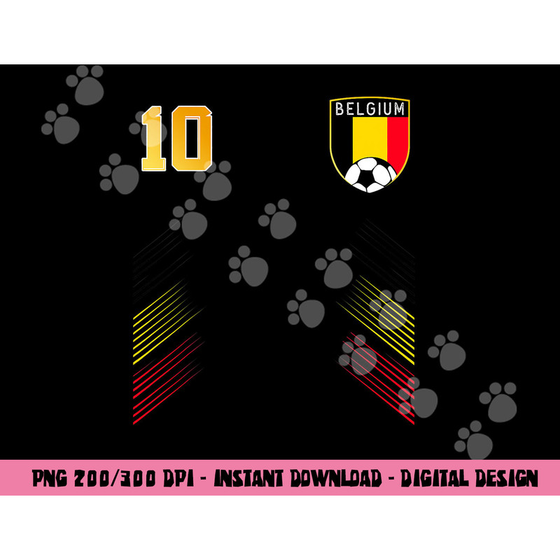 Belgium Soccer Belgian Football Retro 10 Jersey png, sublimation copy.jpg