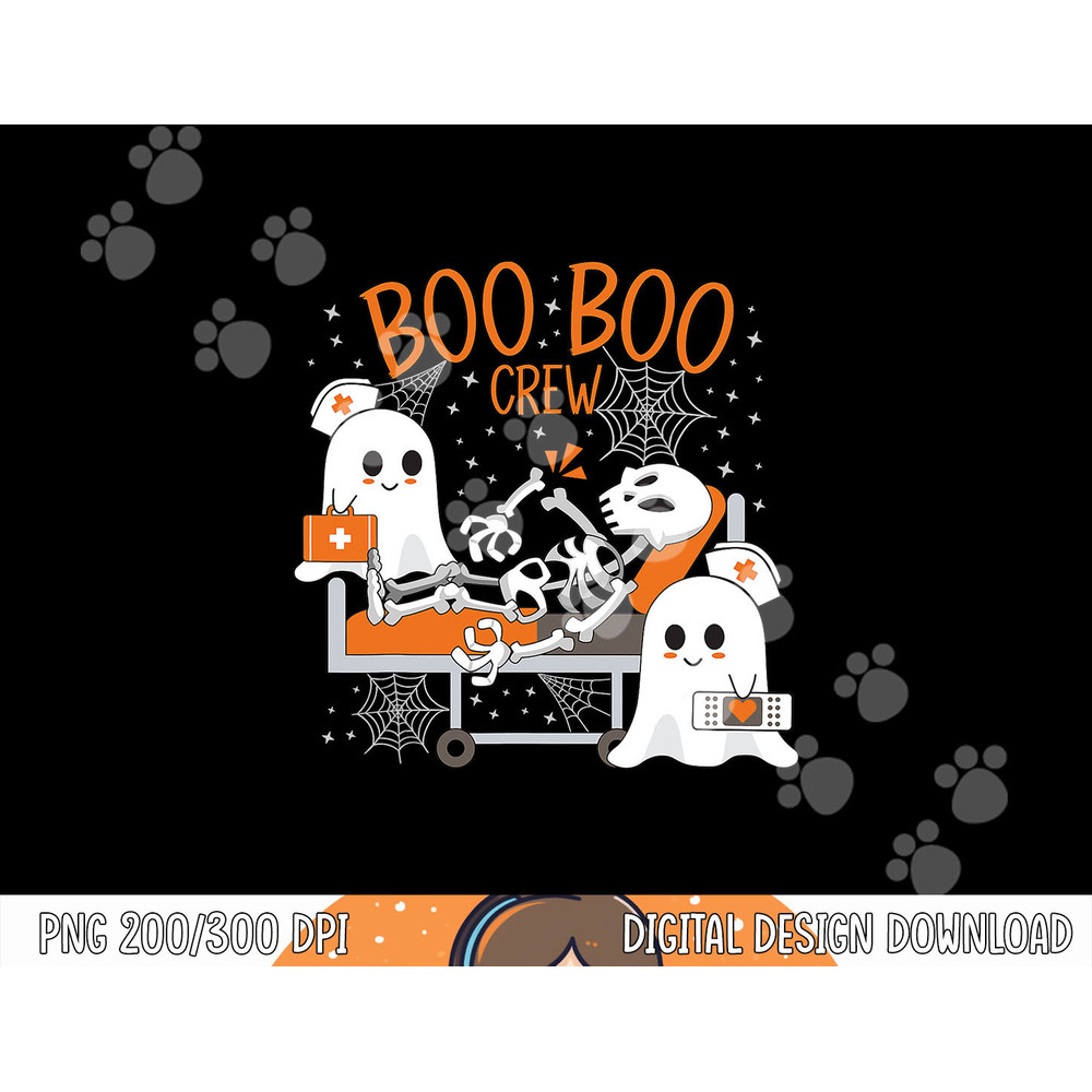 Boo Boo Crew Ghost Doctor Paramedic EMT Nurse Halloween png, sublimation copy.jpg