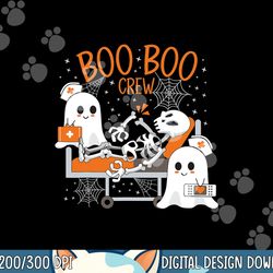 boo boo crew ghost doctor paramedic emt nurse halloween  png, sublimation copy