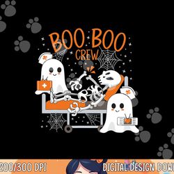 boo boo crew ghost doctor paramedic emt nurse halloween  png, sublimation copy