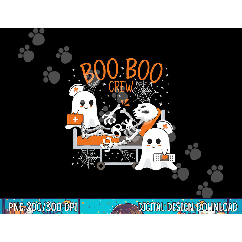 Boo Boo Crew Ghost Doctor Paramedic EMT Nurse Halloween png, sublimation copy.jpg