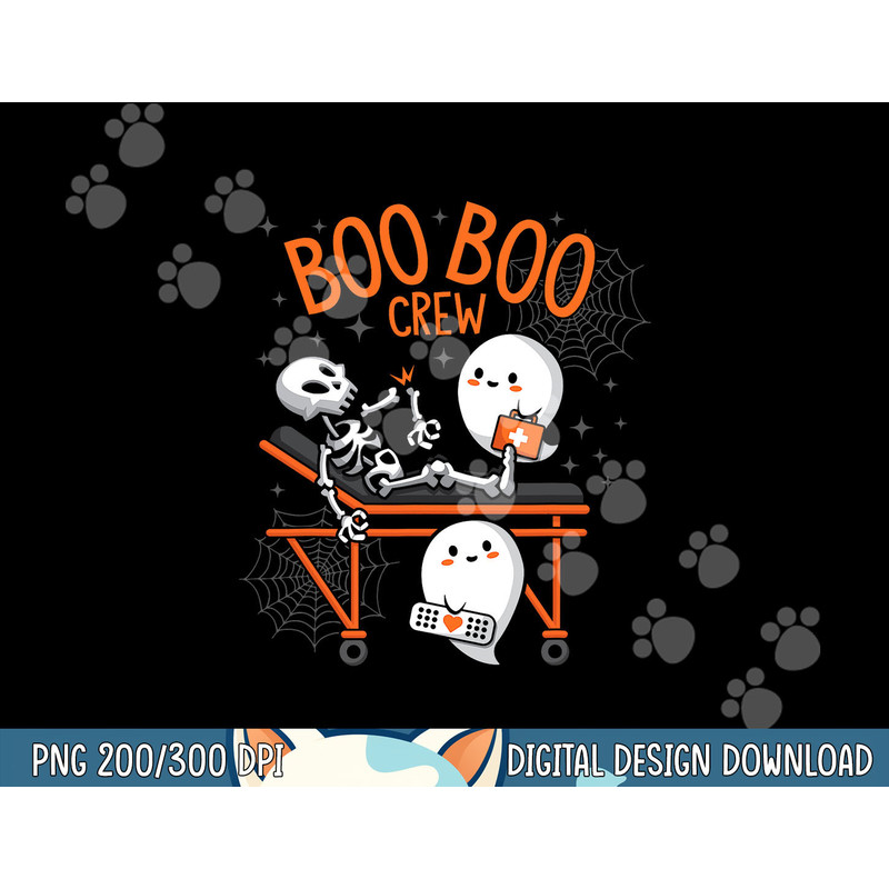 Boo Boo Crew Ghost Doctor Paramedic EMT Nurse Halloween png, sublimation copy.jpg