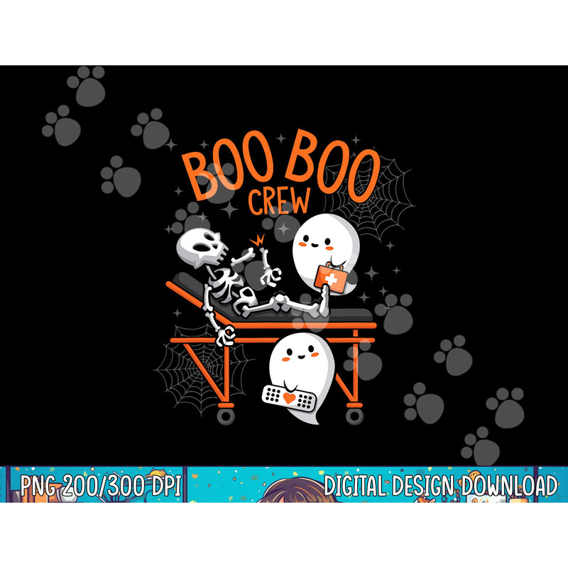 Boo Boo Crew Ghost Doctor Paramedic EMT Nurse Halloween png, sublimation copy.jpg
