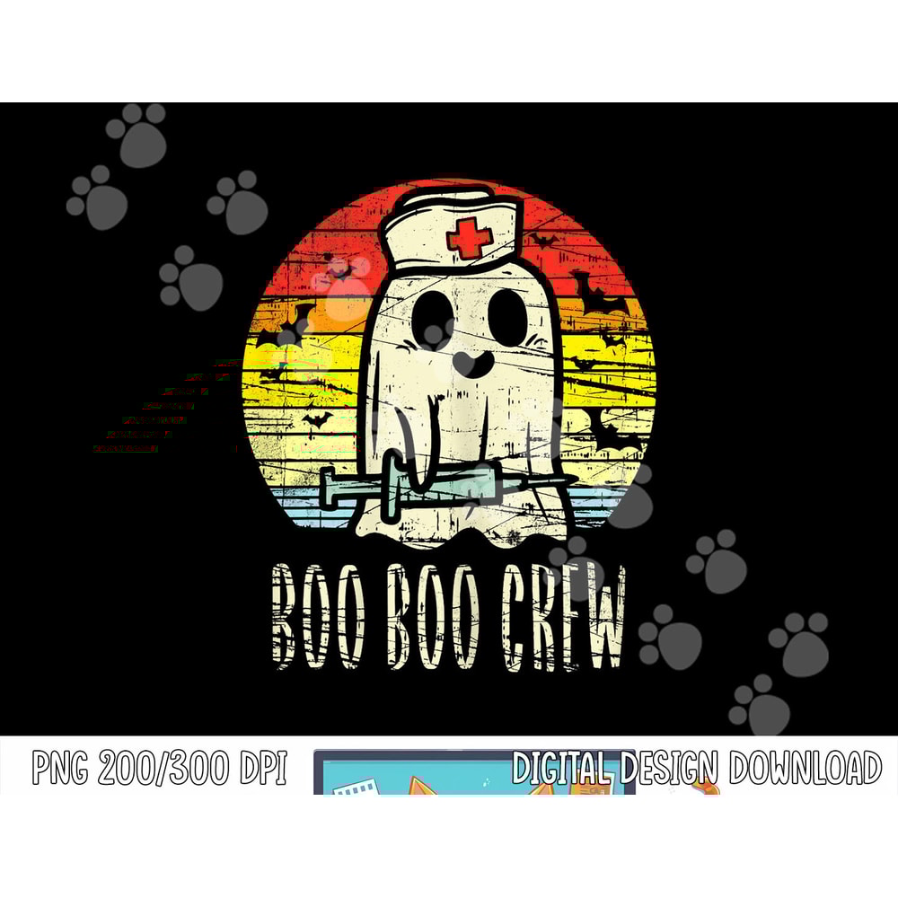 boo boo crew ghost nurse retro halloween 2021 nursing rn png, sublimation copy.jpg