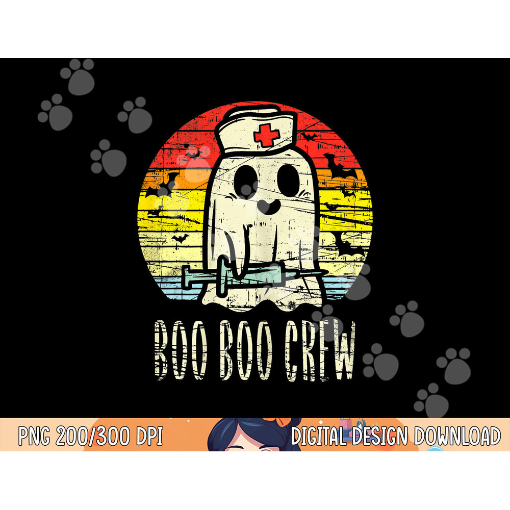 boo boo crew ghost nurse retro halloween 2021 nursing rn png, sublimation copy.jpg