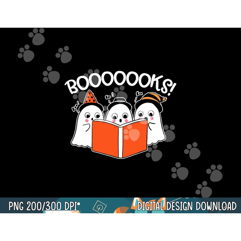Boooks Lazy DIY Halloween Teacher Shirt Funny Ghost Reading png, sublimation copy.jpg