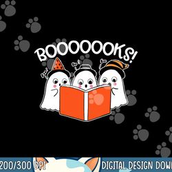 boooks lazy diy halloween teacher shirt funny ghost reading png, sublimation copy