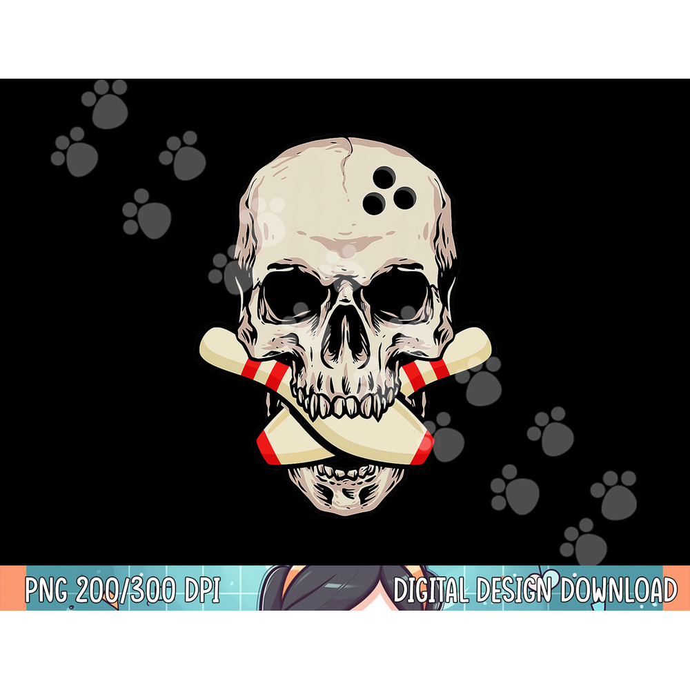 Bowling Pins Retro Skull Skeleton Head Bowling Ball png, sublimation copy.jpg