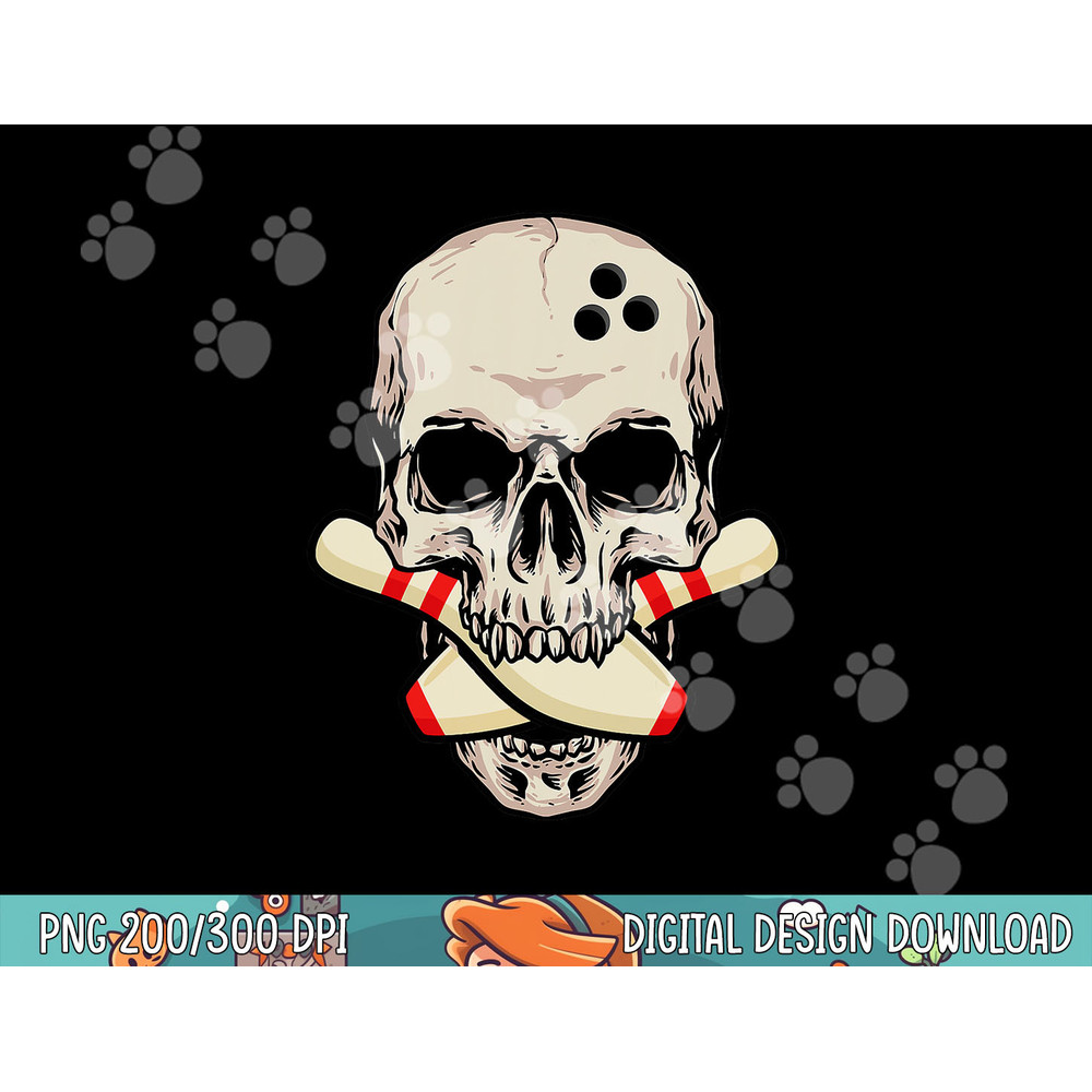 Bowling Pins Retro Skull Skeleton Head Bowling Ball png, sublimation copy.jpg