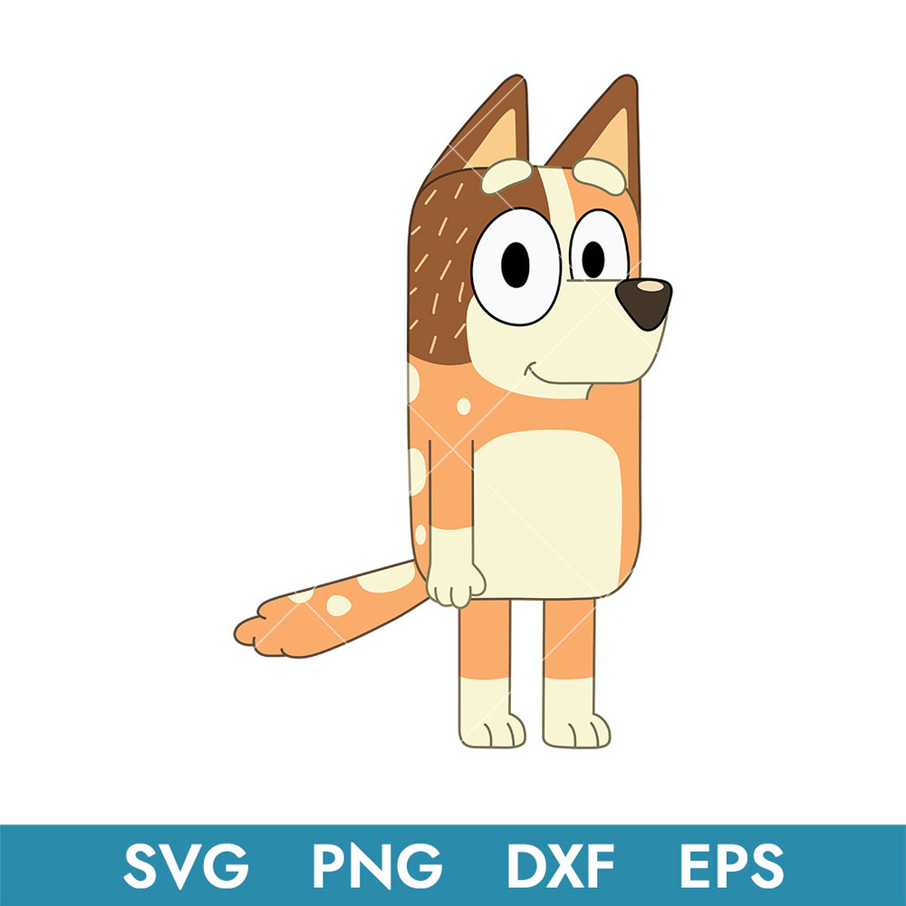 Bluey Mum Svg, Bluey Chilli Dog Svg, Bluey Svg