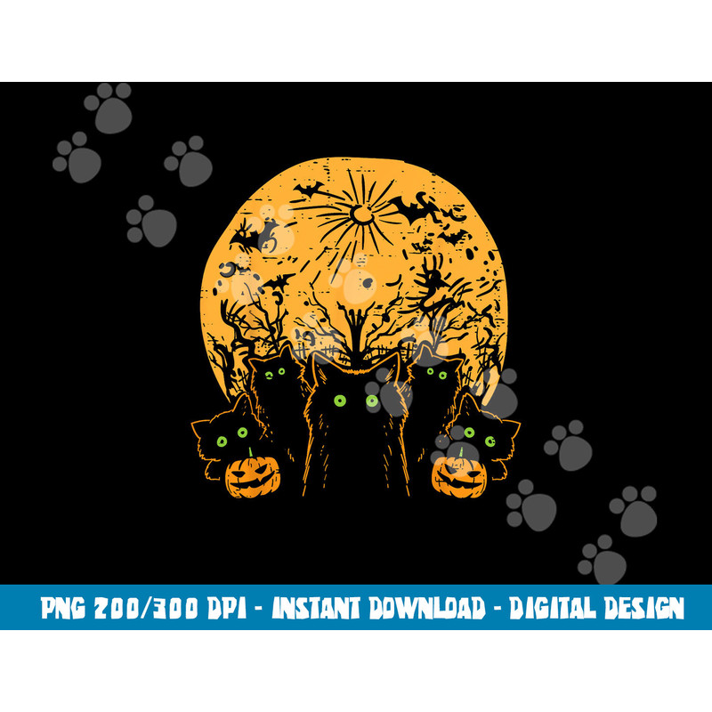 Black Cats Full Moon Halloween Animal Pet Men Women Kids  png,sublimation copy.jpg