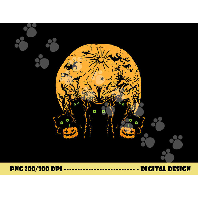 Black Cats Full Moon Halloween Animal Pet Men Women Kids  png,sublimation copy.jpg