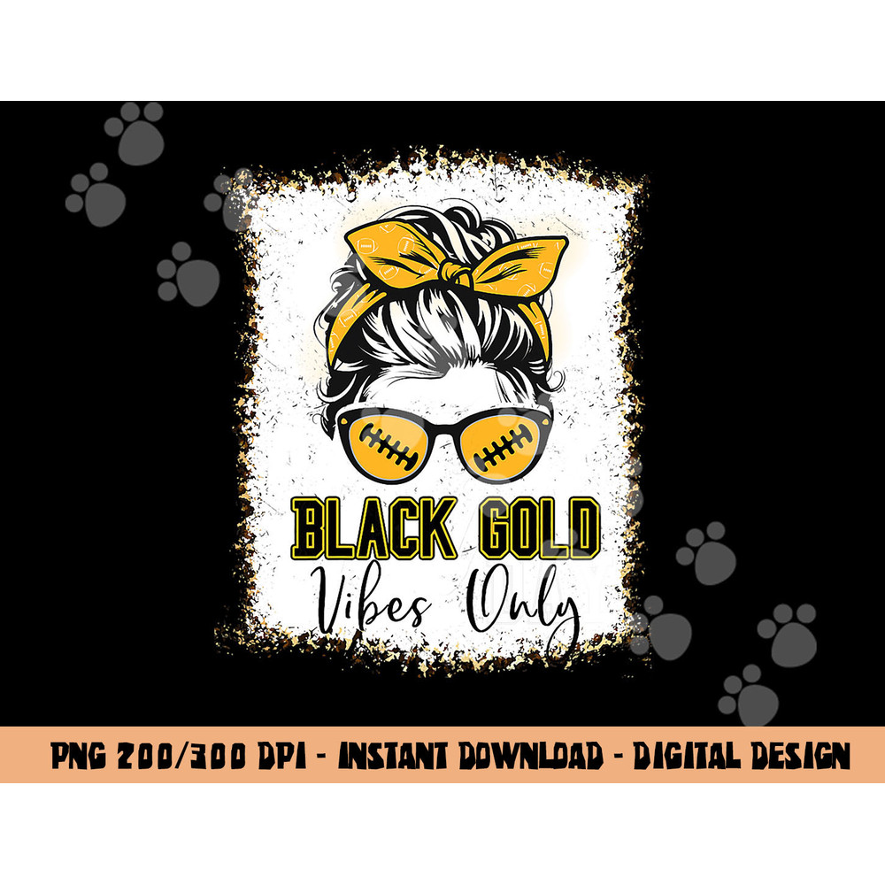 Black Gold Vibes Only Football Shirt Women Leopard Football png, sublimation copy.jpg