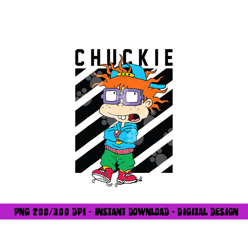 Black Taping Cool Chuckie With Baseball Hat png, sublimation copy.jpg