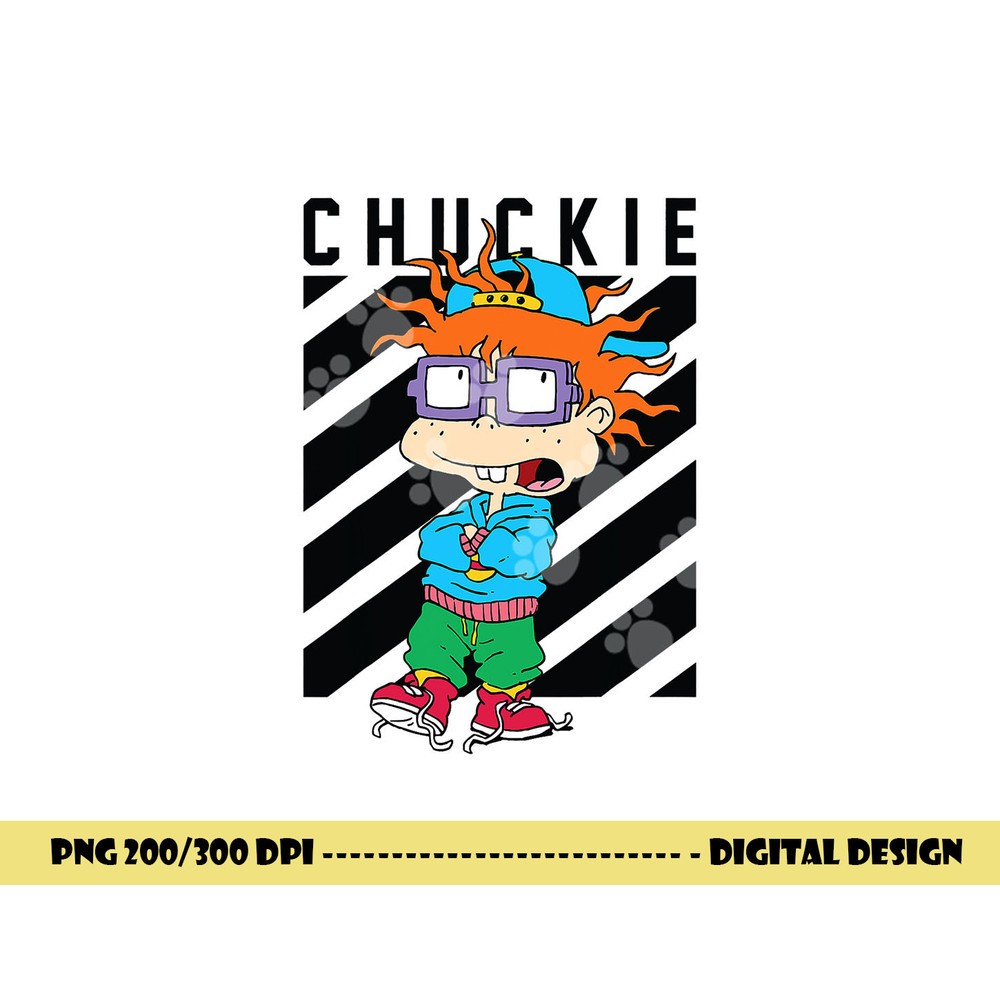Black Taping Cool Chuckie With Baseball Hat png, sublimation copy.jpg