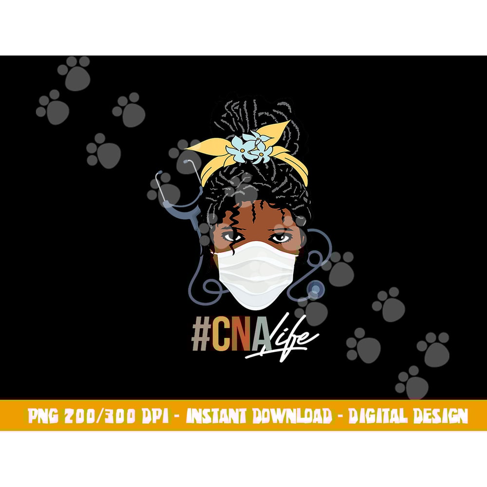 Black Woman CNA Life Emergency Nurse Assitant First Aider png,sublimation copy.jpg