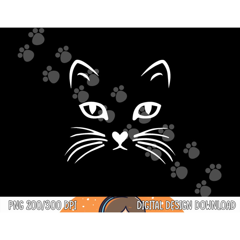 Cat Face T Shirt Halloween Tshirt For Women Girls Boys Kids png, sublimation copy.jpg