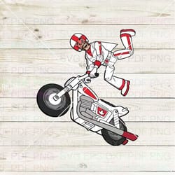 duke caboom toy story 005 svg dxf eps pdf png, cricut, cutting file, vector, clipart