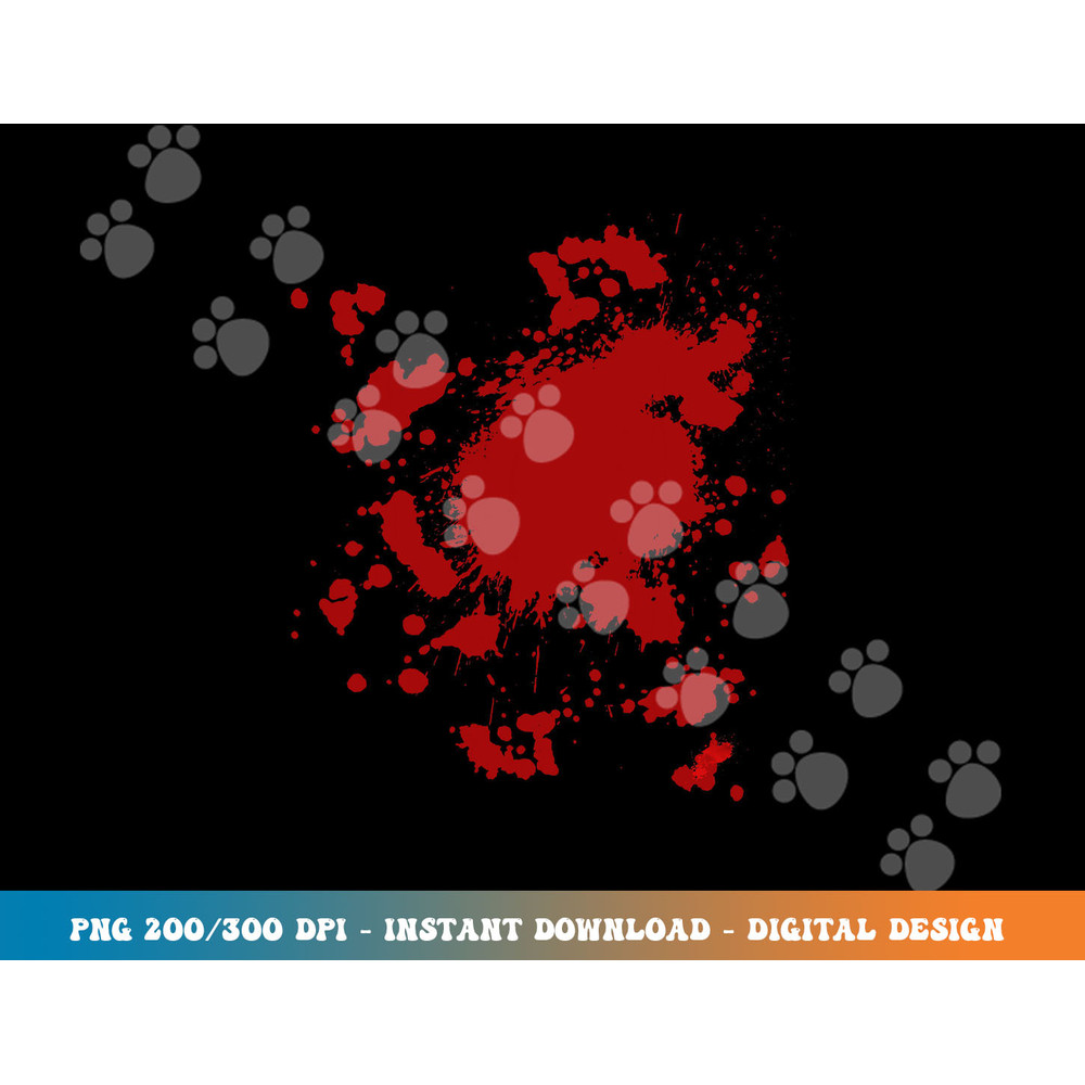 Blood Splatter Costume Gag Fancy Dress Scary Halloween png,sublimation copy.jpg