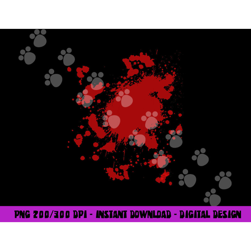 Blood Splatter Costume Gag Fancy Dress Scary Halloween png,sublimation copy.jpg