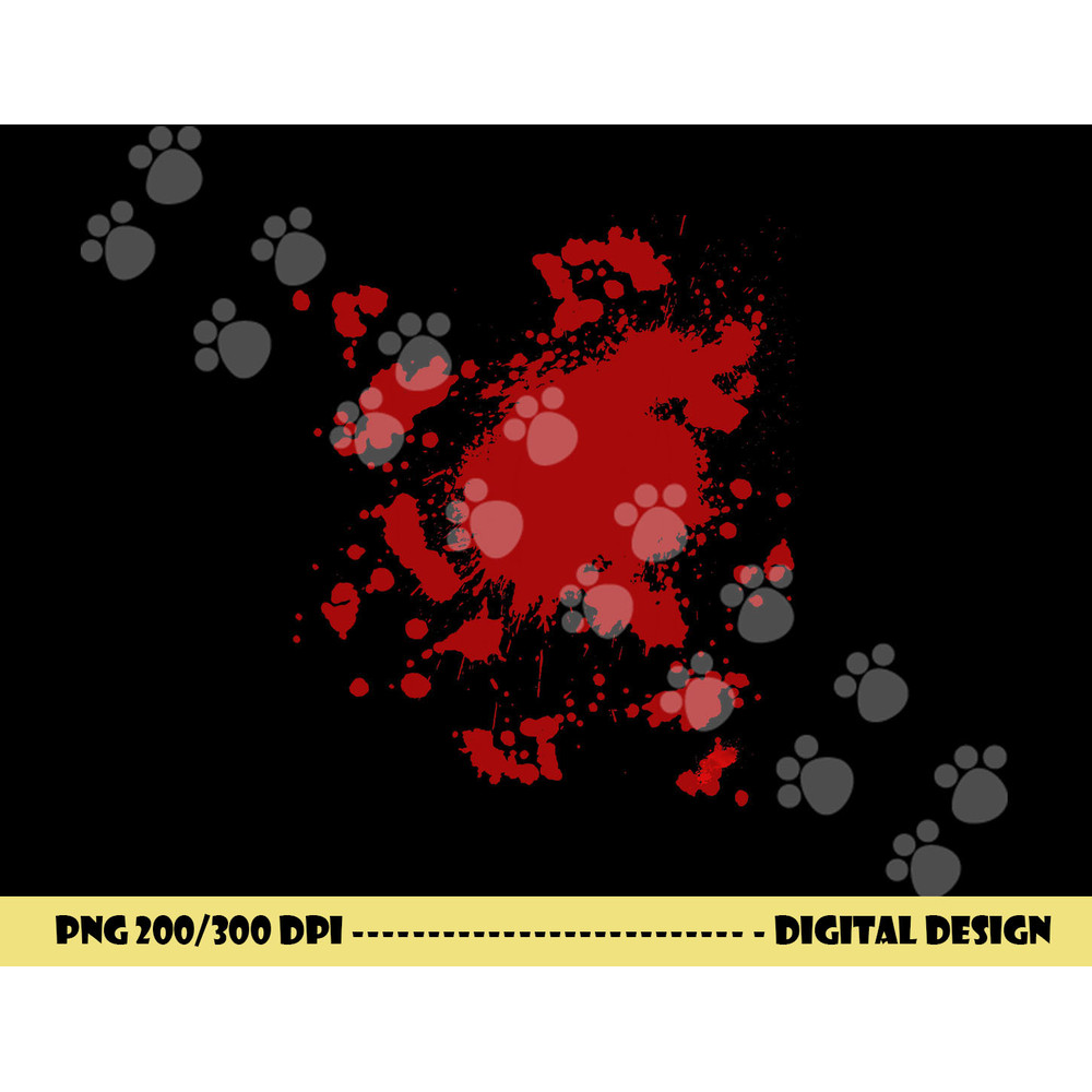 Blood Splatter Costume Gag Fancy Dress Scary Halloween png,sublimation copy.jpg