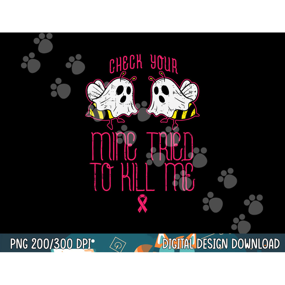 Check Your Boo-bees Funny Halloween Breast Cancer Awareness png, sublimation copy.jpg