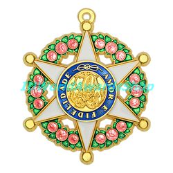 Badge of the Order of the Rose. Brazil. Repro