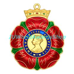 Badge of the Order of the Indian Empire. Great Britain. Repro