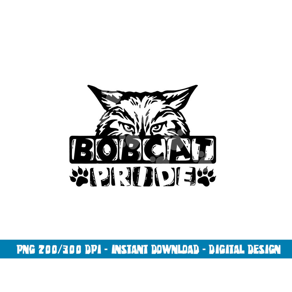 Bobcats School Sports Fan Team Spirit  png, sublimation copy.jpg