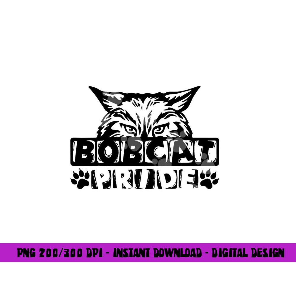 Bobcats School Sports Fan Team Spirit png, sublimation copy.jpg