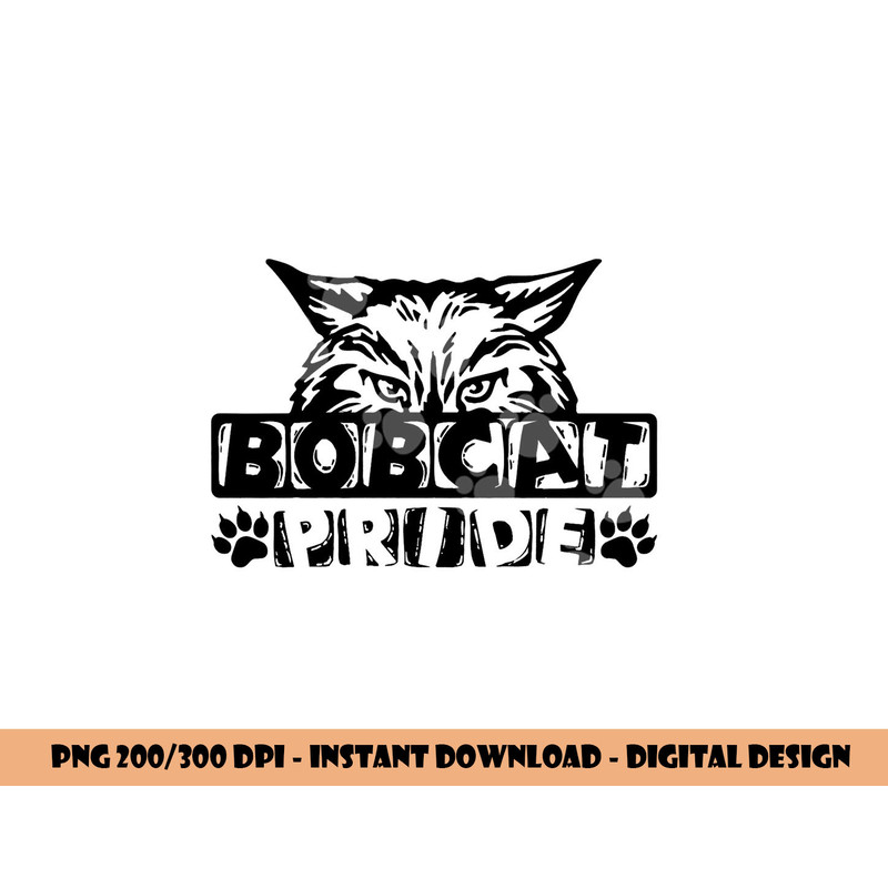 Bobcats School Sports Fan Team Spirit  png, sublimation copy.jpg