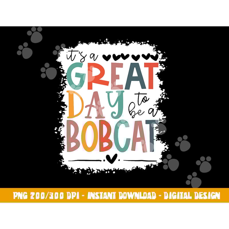 Bobcats School Sports Fan Team Spirit Mascot Gift Bleached png, sublimation copy.jpg